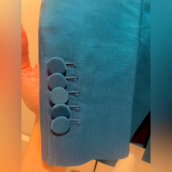 NWT Veronica Beard Cerulean “Long & Lean Dickey Jacket” Size 4 - Picture 4 of 7